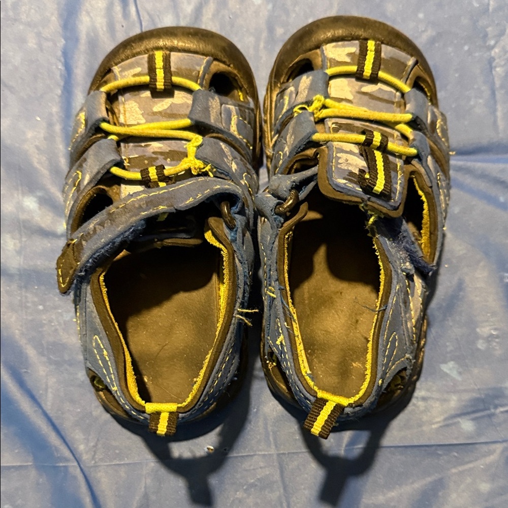 Garanimals Blue and Yellow Kids Sandals